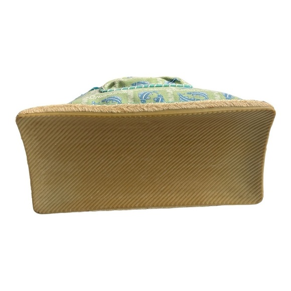 Sigrid Olsen Green Paisley Tote - Picture 5 of 16